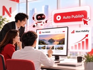 NaviX AI Agent tự động xuất bản nội dung lên website và tăng cơ hội hiển thị tìm kiếm
