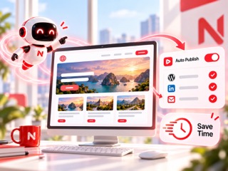 AI Publisher giúp doanh nghiệp tiết kiệm thời gian và tự động đăng bài
