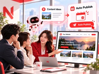 AI Agent gợi ý ý tưởng nội dung và tự động xuất bản theo lịch trên website